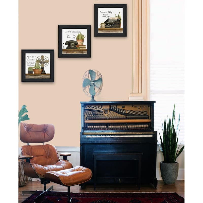 Trendy Decor 4U "Make the Most of Yourself" Printed Framed Wall Art by Linda Spivey