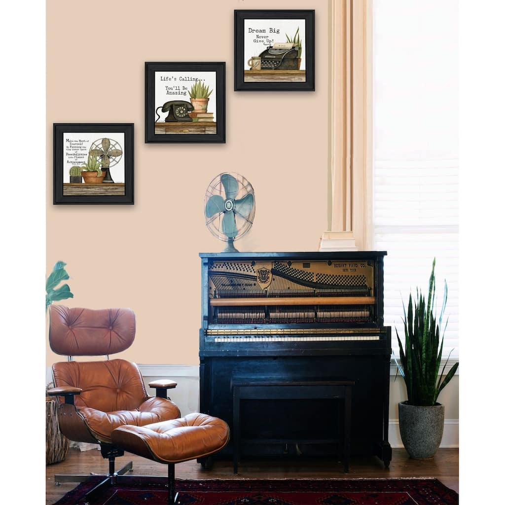Trendy Decor 4U "Make the Most of Yourself" Printed Framed Wall Art by Linda Spivey
