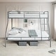 preview thumbnail 13 of 15, Hollywood Metal Bunk Bed Grey