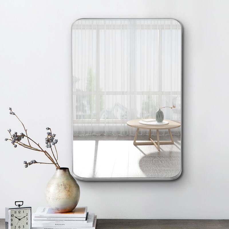 Modern Deep Frame Wall-Mounted Vanity Rectangle Mirror