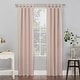 preview thumbnail 36 of 68, Sun Zero Hayden Energy Saving Blackout Tab Top Curtain Panel, Single Panel 40x84 - Blush