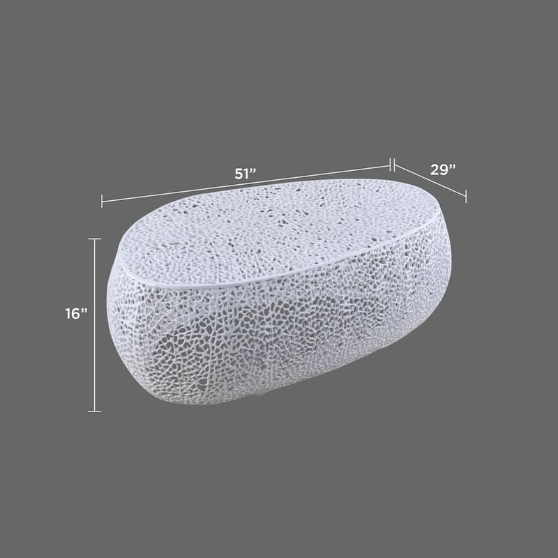 CT3601-50 Modern & Contemporary Coffee Table Made with Aluminum Casted