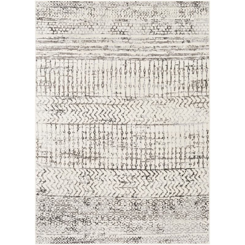 Livabliss Pisa Distressed Moroccan Stripe Area Rug