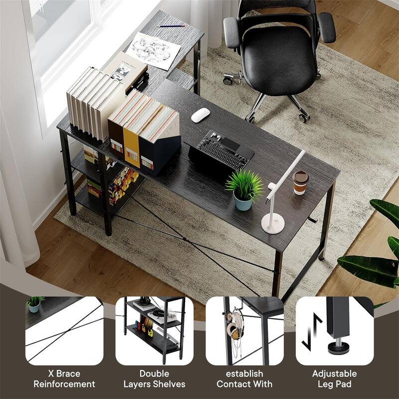 47 Inch Small L Shaped Computer Desk