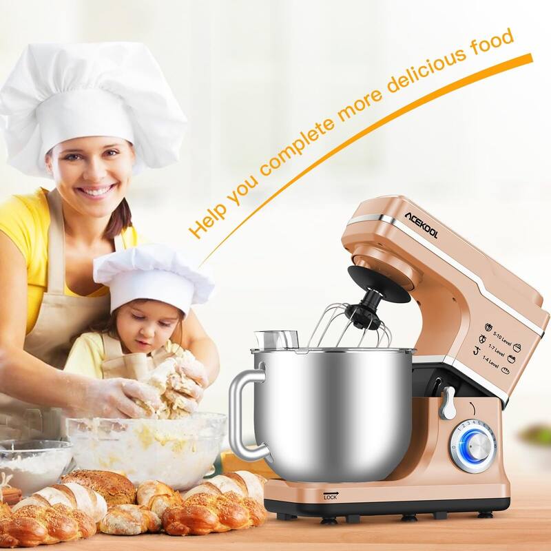 7.5 Quarts 10 Speed Tilt Head Kitchen Stand Mixer