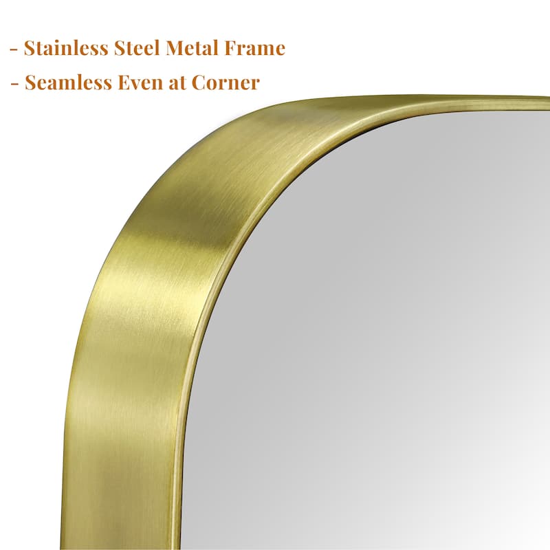 Grozdana Rectangle Metal Mirror
