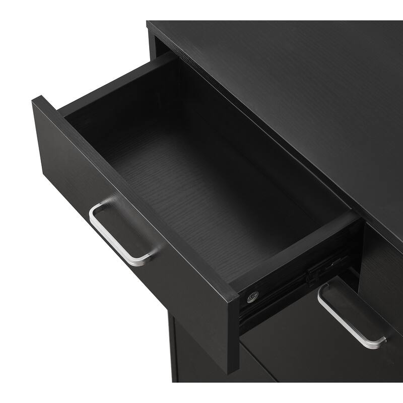 Modern Tipping Bucket Shoe Rack Organizer Cabinet with Adjustable Shelves, Flip Drawers, for Bedroom, Mudroom, Hallway, Porch