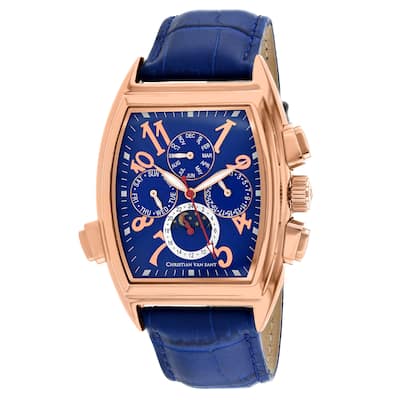 Christian Van Sant Men's Grandeur Blue Dial Watch - CV2140 - 6 (36)