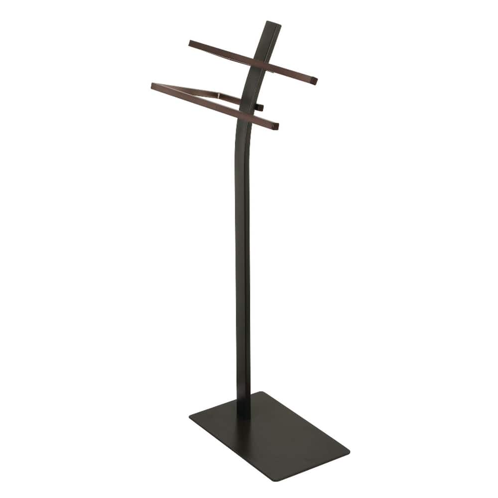 Edenscape Pedestal Dual Towel Rack in Oil Rubbed Bronze