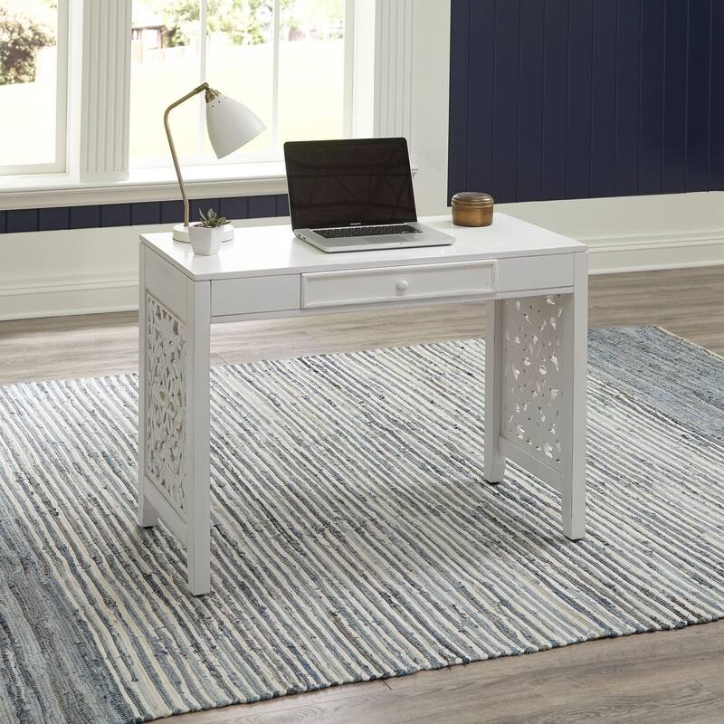 Liberty Furniture Trellis Lane Home Office Accent Writing Desk - White