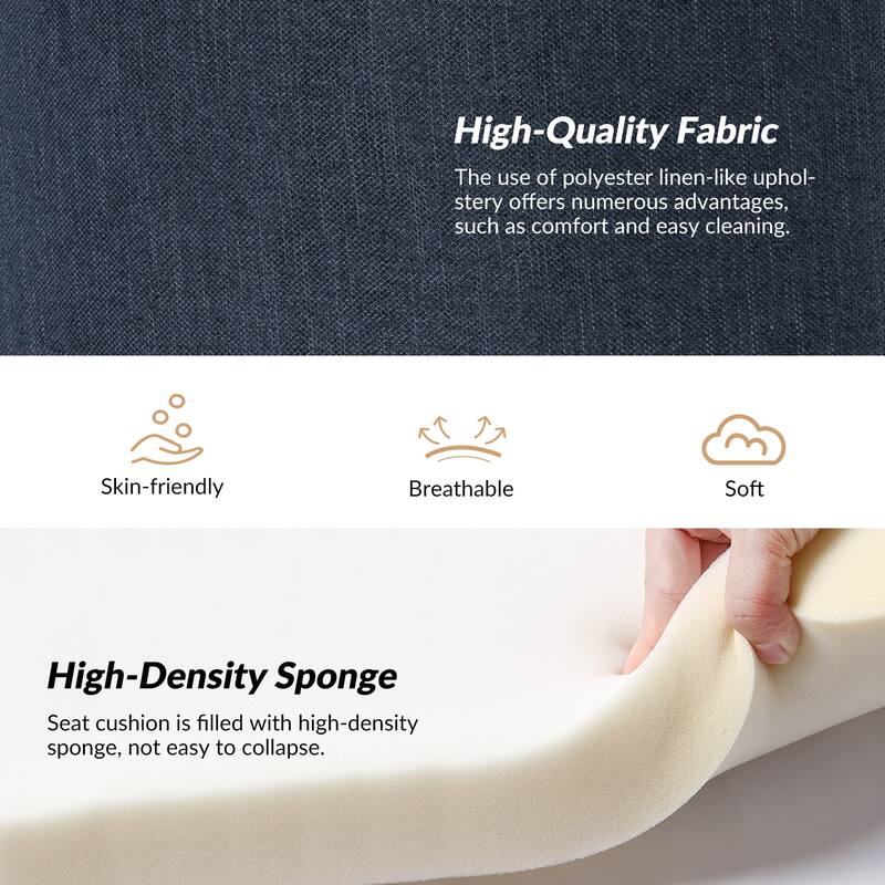 Eugen Modern Dining Chair With Three-legged Design Set Of 2 By HULALA HOME