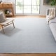 preview thumbnail 6 of 122, SAFAVIEH Montauk Glyn Handmade Cotton Area Rug 10' x 14' - Ivory/Light Blue - Rectangle
