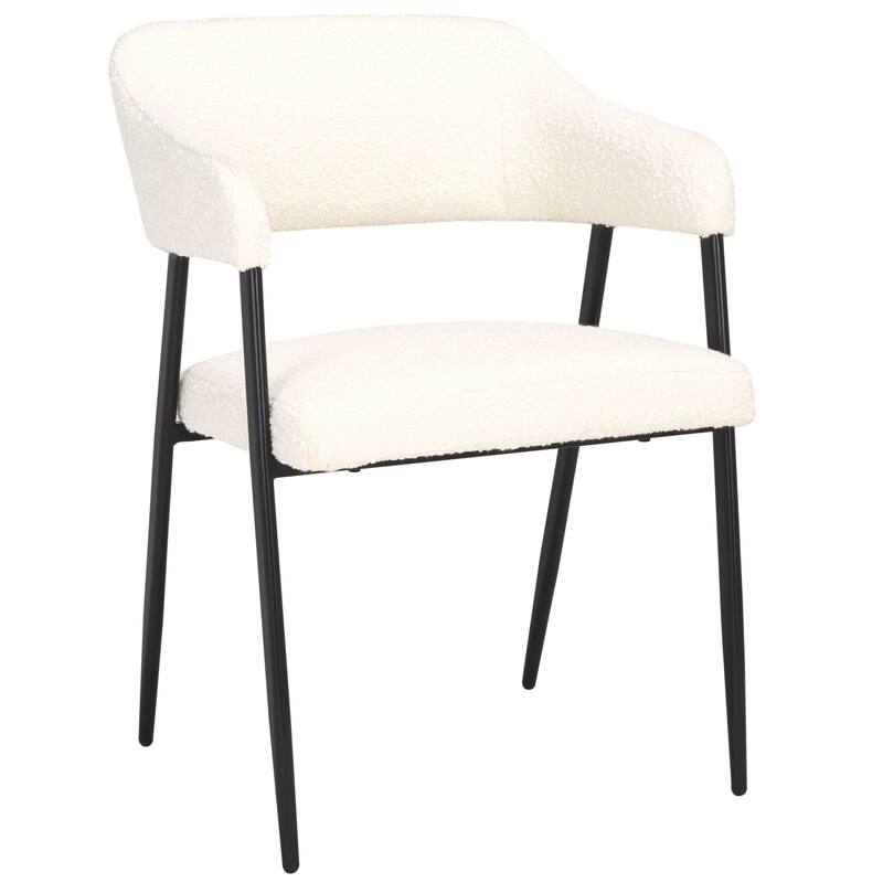 SAFAVIEH Ebba Dining Chair - 21.7 In. W x 22 In. D x 30.7 In. H - 22Wx22Dx31H