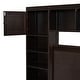 preview thumbnail 52 of 105, Modern Platform Bed with Integrated Cabinet, Trundle Bed and Drawers