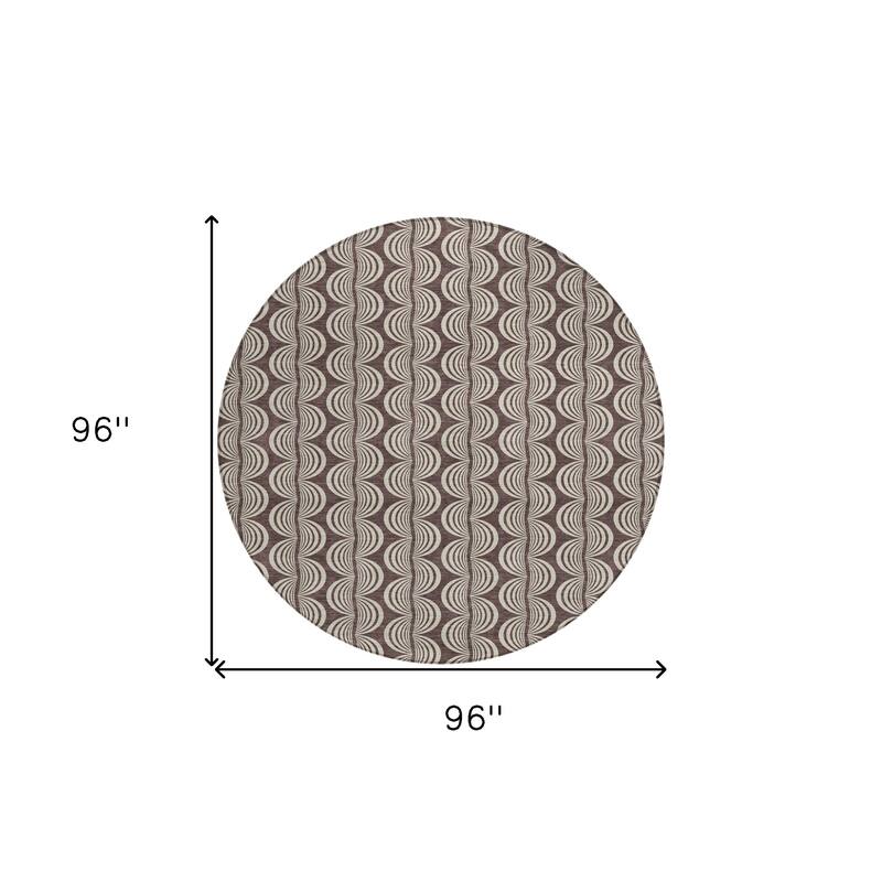 HomeRoots Ogee Transitional Rectangle Outdoor Rug