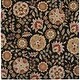 preview thumbnail 37 of 50, Livabliss Athena Transitional Area Rug Black/Red - Square - 4' x 4'