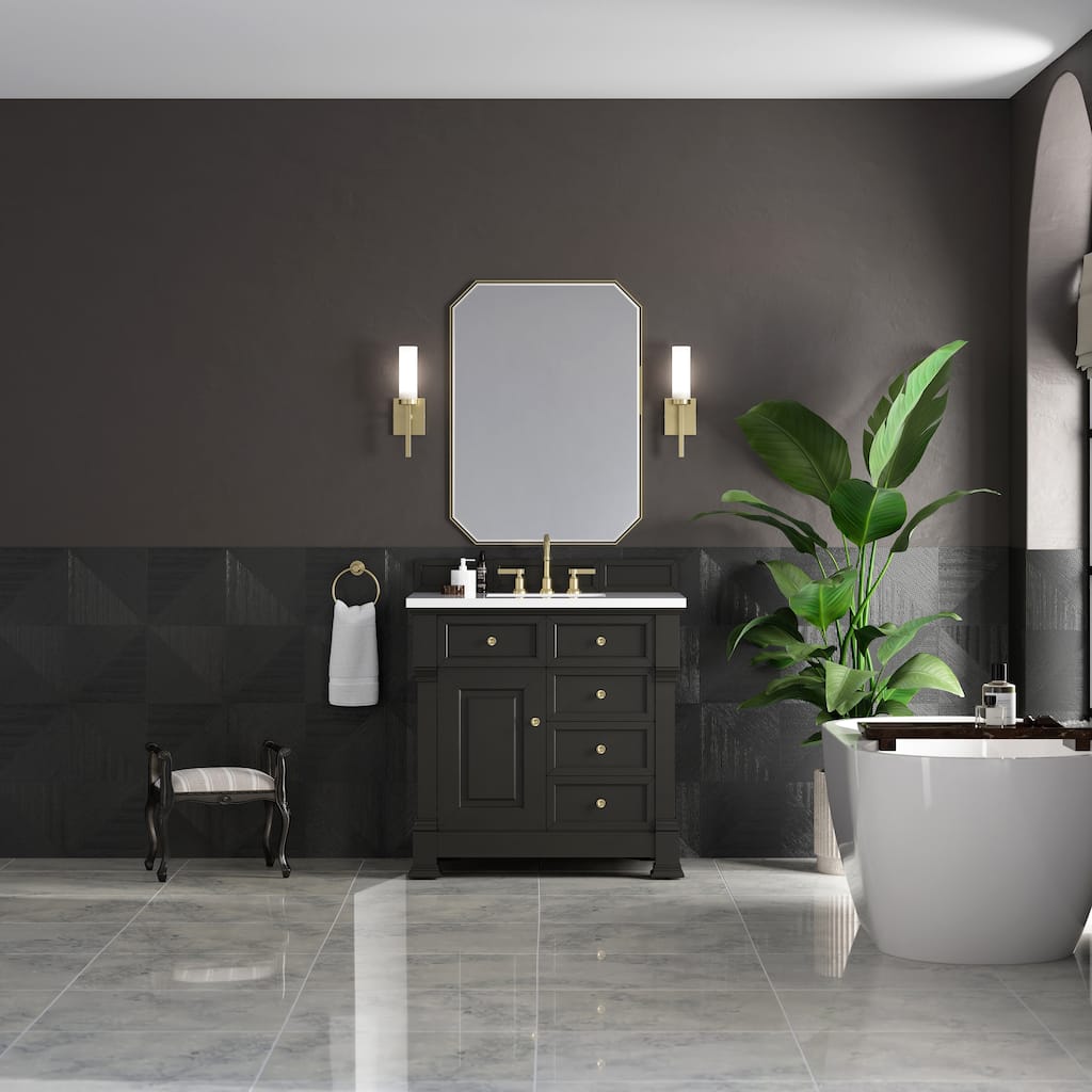 Brookfield 36" Single Vanity, Black Onyx