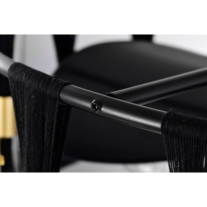 Helle 25 Inch Elegant Matte Black Fandelier with Remote