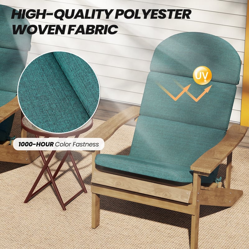 Outdoor Adirondack Chair Cushion Sunbrella / Fabric Patio Chair Pad