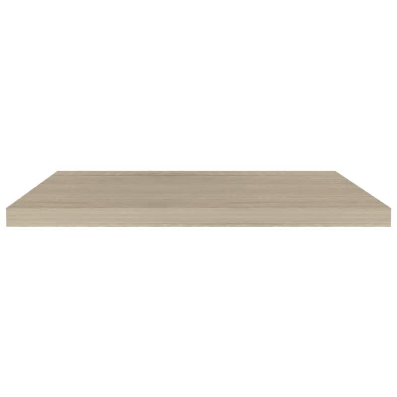Zyno Wall Shelf, 32 Inch, Oak Brown MDF Body, Modern Design