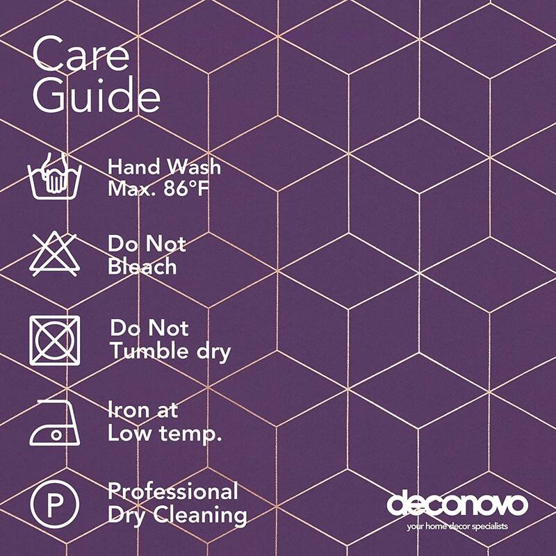 Deconovo Colorful Blackout Gold Honeycomb Curtains 42 Width(2 Panel)