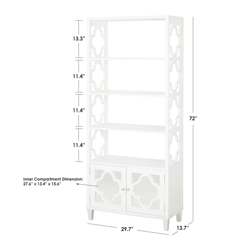 Lifestorey Broadway Mirrored Bookcase