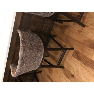 Shop Safavieh Brando Brown 28-inch Bar Stool - 22.3" x 20 ...