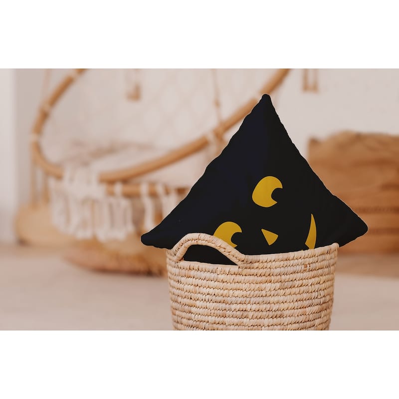Halloween JackoLanternLeft Accent Pillow
