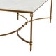 preview thumbnail 15 of 15, Genuine Marble and Metal Coffee Table