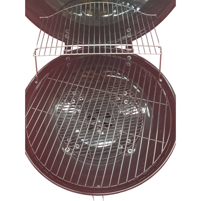 22.5" Charcoal Kettle Grill - 425sq in total cooking surface - 425sq in total cooking surface