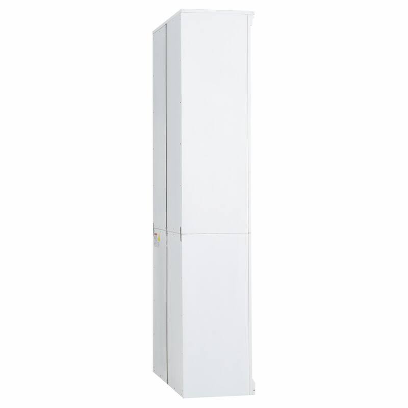 83" Tall Wood Bookcase Suite with Light Strip, 5-Tier Bookcase Suite with Adjustable Shelves