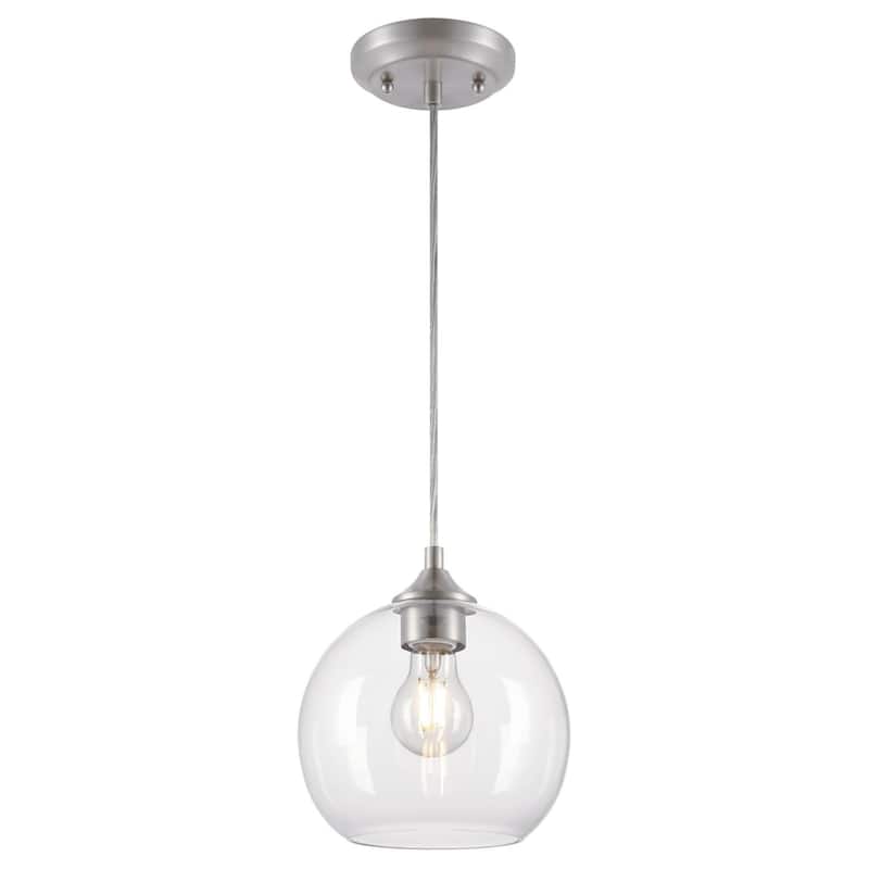 Westinghouse Lighting Tatze One Light Indoor Mini Pendant - 1-Light - Brushed Nickel