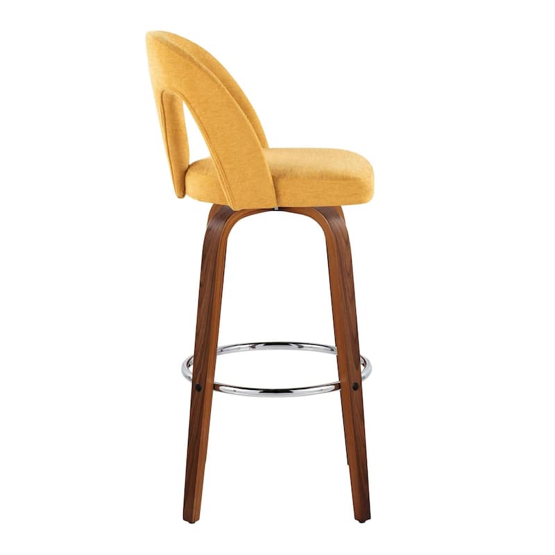 Ava Upholstered 30" Fixed-Height Counter Stool - Set of 2