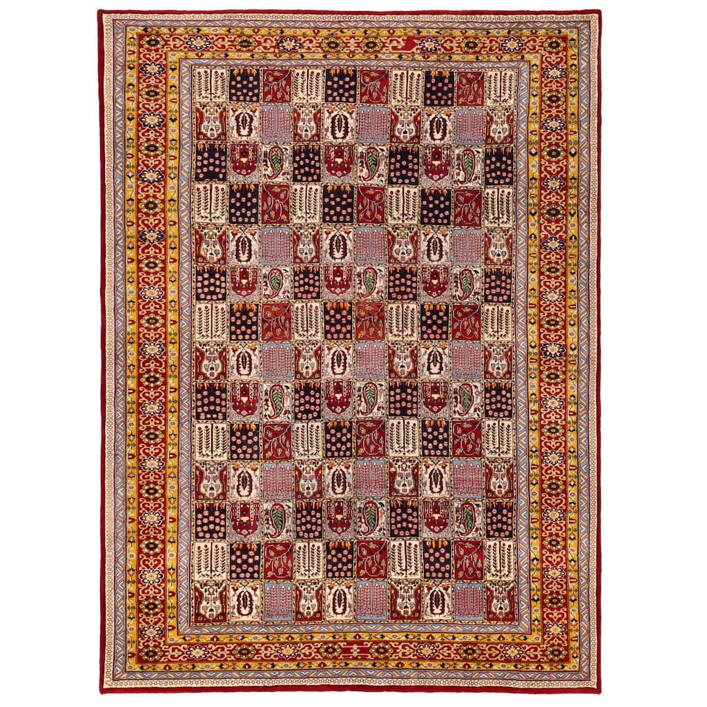 ECARPETGALLERY Hand-knotted Royal Mahal Red Wool Rug - 8'2 x 10'11