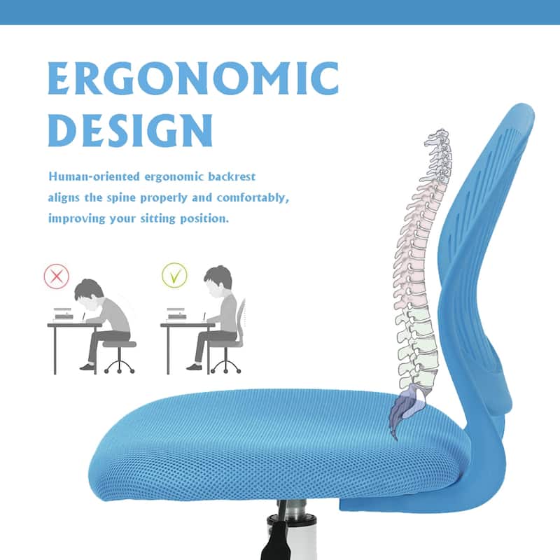 Homylin Colorful Mesh Task Chair for Teen