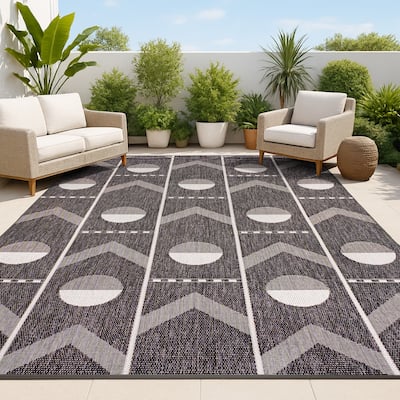 JONATHAN Y Soren Modern Geometri Indoor/Outdoor Area Rug