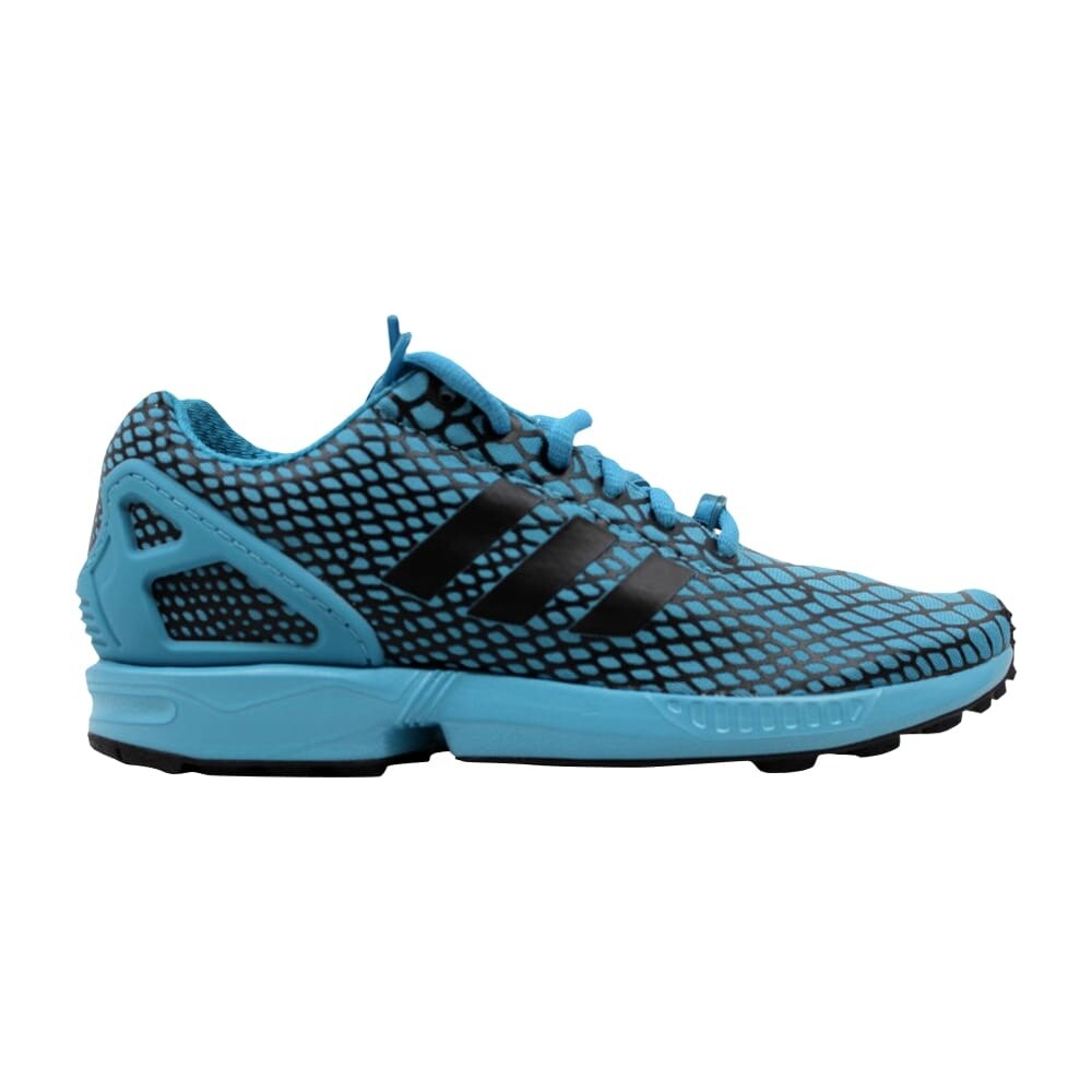 Adidas ZX Flux Techfit Core BlackBlanch Sea Blue S79066 Men's Adidas ZX Flux Techfit Core BlackBlanch Sea Blue S79066 Men's
