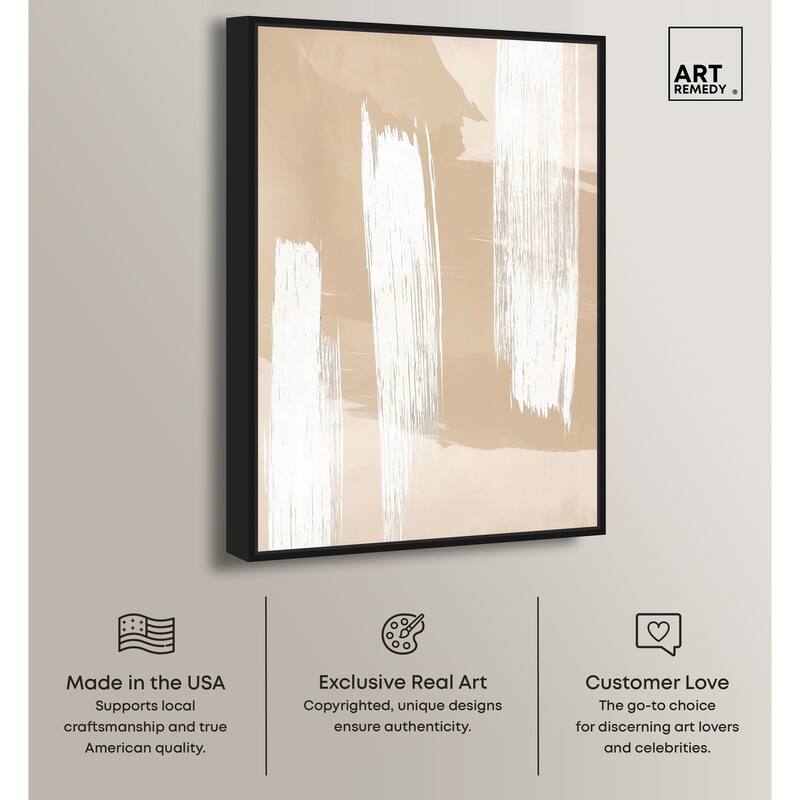Gestural Grains I Canvas by Art Remedy