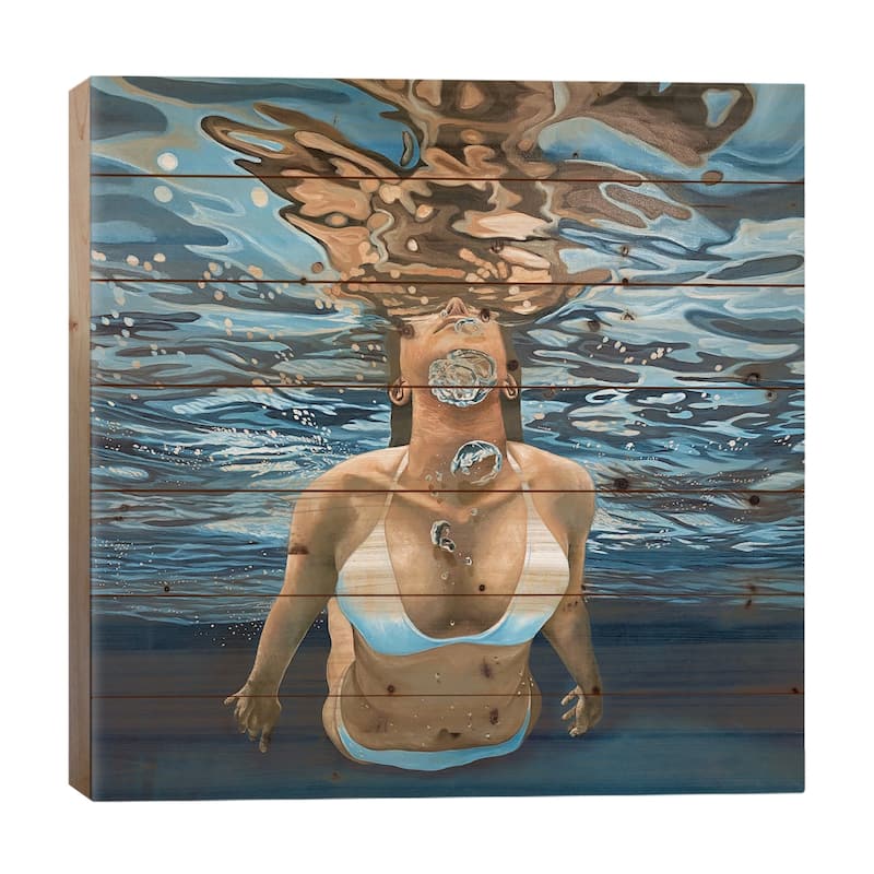 Seeking Light Print On Wood by Amanda Cameron - Multi-Color - 26x26x1.5