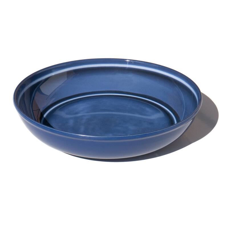Abode Homewares Madison NewWave Melamine Low Bowl - Blue - 8.8" - Set of 6