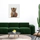 preview thumbnail 6 of 5, Wynwood Studio Canvas Animals Baby Animal Tiger Gold and Modern & Contemporary Wall Art Canvas Print - Gold, White 36 x 30