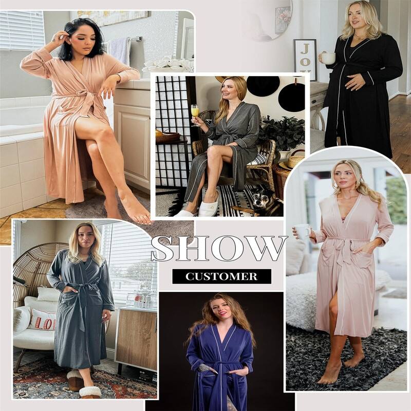 Women Kimono Robes Full Length