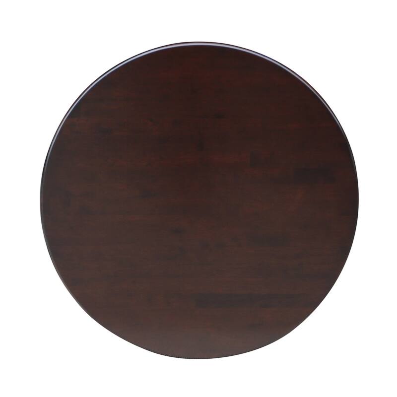 30" Round Pedestal Dining Table - Mocha