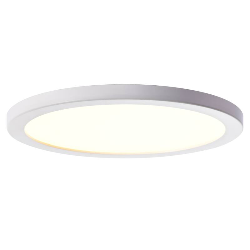 White Round Flat 3000K 4000K 5000K Integrated LED Flush Mount Ceiling Light Disk Light for Hallway Living Room