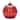 Glass Ornament with LED Candle Inside 4"D