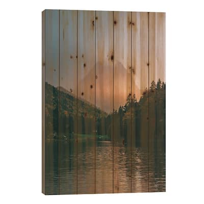 Riessersee, Germany Print On Wood by Sebastian Scheichl - Multi-Color