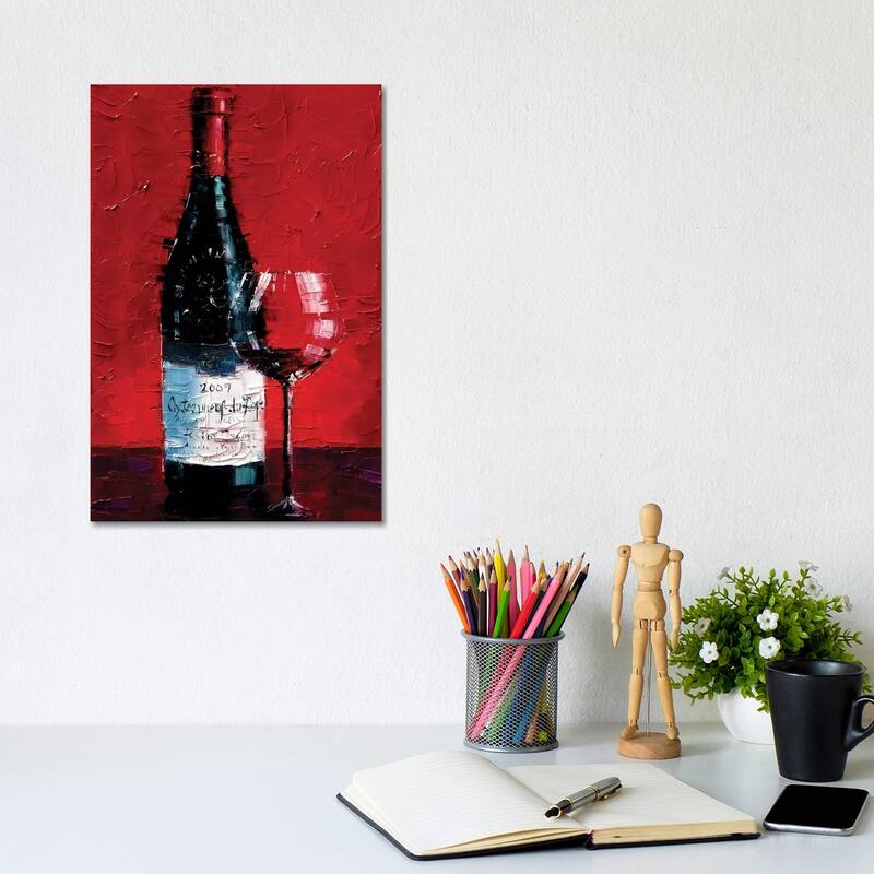 iCanvas "Chateauneuf-du-Pape" by Mona Edulesco Canvas Print - 12x8x0.75