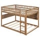 preview thumbnail 14 of 36, Convertible Bunk Bed with LED Storage Wall & Pegboard by Harper&Bright Designs