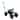 Garden Scooter with 360 Degree Swivel Seat & Extendable Handle & Tool Basket