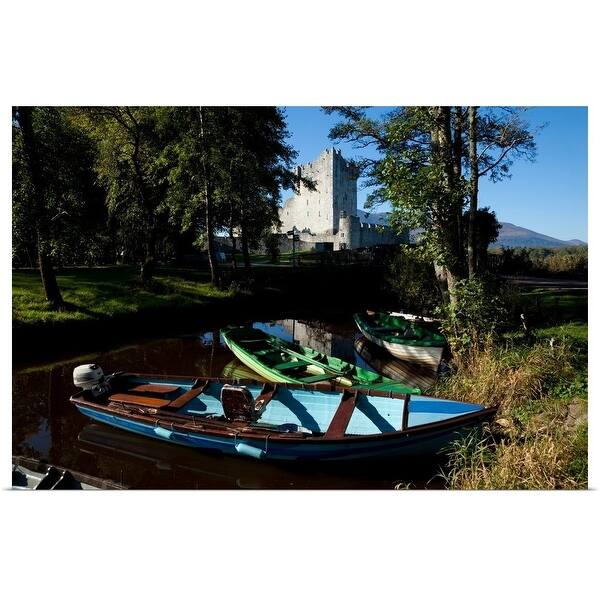 Shop Boats Beside Ross Castle On The Shores Of Lough Leane